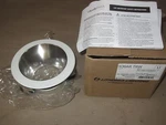 New Lithonia RV6 RO6AR Downlight 6" Clear Reflector White Flange Trim Housing. Fixed Price $17.99.