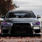 Rgb Car Headlights For Mitsubishi Lancer Ex Evo Cf/cj 2008-2017 Led Front Lamp. Fixed Price $469.00.
