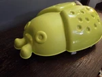 Ikea Fluorescent Neon Green Lady Bug Plastic Wall Lamp Night Light Kids Bedroom. Fixed Price $10.00.