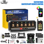 Auxbeam ASR60 6GANG Rgb Switch Panel On-off Led Light Circuit App/remote Control. Fixed Price $119.99.