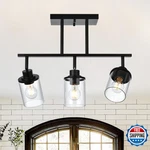 Miluces Track Lighting Fixtures 3 Ceiling Lights Adjustable Heads. Fixed Price $182.87.