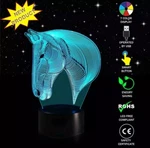 Nip Horse Head 3D Illusion Lamp Elstey 7 Color Changing Touch Led Night Light. Fixed Price $15.00.