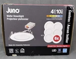 Juno WF4 4IN Ultra Slim Canless Led White Recessed Light Trim (6-PACK). Fixed Price $49.99.