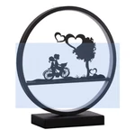 13IN Girl & Boy Bicycle Led Accent Table Lamp Ore International HBL2155. Fixed Price $49.95.