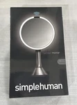 Simplehuman 8" 5X Magnification Sensor Mirror ST3052 Stainless Steel New Sealed!. Fixed Price $135.00.