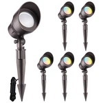 6 Pack Led 5W Landscape Outdoor Pathway Spotlight, Aluminum Housing. Fixed Price $119.99.