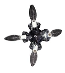 Sea Gull Lighting 4 Flush Mount Ceiling Fixture W/ Pull Chain Chrome New!. Fixed Price $21.24.