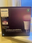 Philips Hue 60W A19 Bulbs White And Color Smart Led Starter Kit. Fixed Price $86.99.
