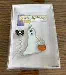 Switchables Stained Glass Night Light Cover Ornament Sun Catcher Ghost Rare! New. Fixed Price $17.99.