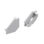 Kichler 1TEE145SFS Standard Series Degree Channel End Caps - Silver. Fixed Price $20.06.