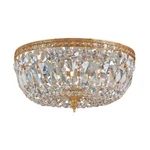 Crystorama 3 Light Clear Italian Crystal Brass Flush Mount 712-OB-CL-I. Fixed Price $279.99.