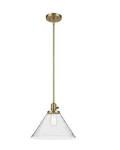 Kichler Lighting 43905NBR Avery 1 Natural Brass Pendant Ceiling. Fixed Price $143.00.