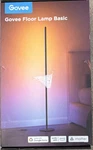 Govee Smart Color Changing Led Floor Lamp H6076A, 24W, Google Home, Black. Fixed Price $50.00.