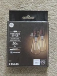 2 Pack Vintage Style 60WATT ST19 Led Light Bulb Clear Glass Warm Candle 6W. Fixed Price $10.00.
