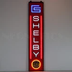 Shelby Vertical Led Sign Steel Marquee Man Cave Neonetics 29VTSHL. Fixed Price $399.99.