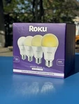 Roku Home Smart Bulb (white) 4-PACK With Adjustable 9.5 Watts Screw Base. Fixed Price $15.99.