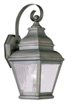 Livex Lighting 2601-29 Exeter 1-LIGHT Outdoor Wall Lantern, Vintage Pewter Gray. Fixed Price $212.78.