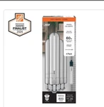 (4-PK) Feit Electric Led Light Bulb Vintage Edison Dimmable T10L60CL927CAWFHDRP4. Fixed Price $25.00.