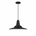 Park Harbor PHPL3261GLBK Longden 19" Wide Pendant, Black. Fixed Price $20.00.