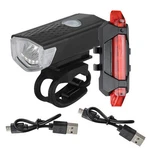 Usb Rechargeable Led Bicycle Bike Front Rear Lamp Cycling. Fixed Price $7.99.