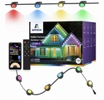 Permanent Outdoor Lights 100FT With 72 Leds, Diy Scene Modes, Smart Rgbw Stri.... Fixed Price $70.00.