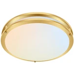 16 Inch Dimmable Led Flush Mount Ceiling Light Fixture, Gold, 36W, 2200LM, 2..... Fixed Price $102.15.