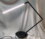 Koncept Z-bar Black Desktop Light Dimmable W/ Integrated Led Boom Arm. Fixed Price $150.00.