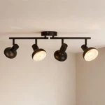 Hibay Track Lighting Fixtures Ceiling, Farmhouse Black 4-LIGHT,. Fixed Price $45.99.