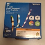 Utilitech Usb Led Light Strip Multicolor Remote Control 16-FT 600 Lm Indoor. Fixed Price $15.99.