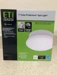 Eti Color Preference 3.5 In. X 7 White Led Ceiling Spin Light. Fixed Price $24.86.