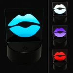 Kiss Lips 3D Illusion Led Night Light Sign Lamp. Fixed Price $19.99.