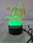Pikachu Led Display Desk Lamp Pokemon Night Light Color Changing Usb/battery. Fixed Price $17.49.