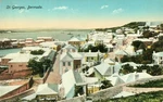 Bermuda, Georges, Postcard Antique Aerial View C1909 Sea Roof Tops. Fixed Price $8.99.