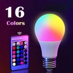 Pcs Rgbw Led Bulb Light 16 Color Changing E27 Lamp + Ir Remote Controller. Fixed Price $7.99.