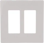 Arrow Hart PJS262 Decorative Screw Less Wall Plate, Gang, 4-1/2 In X 4.56. Fixed Price $14.96.