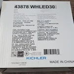 Kichler 43878 WHLED30 6IN Flush Mount Ceiling Light White 3000K Dimmable. Fixed Price $45.99.