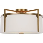 Uttermost 22283 Colfax Semi-flush Mount Antique Brass. Fixed Price $566.40.