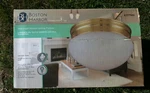 Nib! Boston Harbor Polished Brass Ceiling Light Fixture 6777502. Fixed Price $12.00.