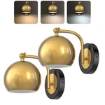 2PACK Battery Operated Wall Sconces Gold Wireless Light Lamp With Remote. Fixed Price $35.99.