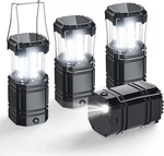 Solar Camping Lantern 4 Pack, Rechargeable Led With Flashlight, Usb-c &. Fixed Price $46.99.