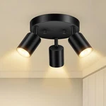 Boostarea Led 3 Track Lighting Kit, Fixtures, Black Rou. Fixed Price $45.95.