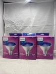 Lot Of Phillips Blue Outdoor Party Led Light 13.5W 38 Bulb Med Base. Fixed Price $33.24.