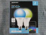 Merkury Innovations Smart Wi-fi- Led Bulbs- Color + White- New 2-PACK. Fixed Price $9.00.