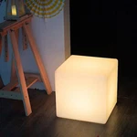 Rgb 16 Color Changing Led Up Furniture Chair Cube Stool Night Light&remote. Fixed Price $49.87.