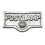 Switch Plate Tags "post Lamp" Name Signs Labels Chrome Brass Renovators Supply. Fixed Price $14.99.