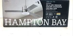 Hampton Bay Madison 52 In. Brushed Nickel Indoor Ceiling Fan Sealed. Fixed Price $86.99.