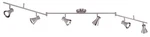 Vaxcel Lighting C0221 Alto 6 82"W Led Fixed Rail Ceiling - Chrome. Fixed Price $319.99.