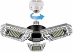 Led Garage Lights, Wsky 7200LM Deformable Lighting, 60W L3000, Silver. Fixed Price $34.99.