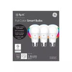 By Ge Full Color Smart (3 Pack Led A19 Bulbs). Fixed Price $53.99.