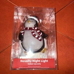 Northlight 6" Beaded Black White Penguin Santa Hat Christmas Night Light. (B-9). Fixed Price $12.99.